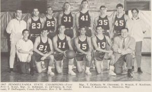 Boys Basketball 1967 PIAA Champions - Ambridge Area School District